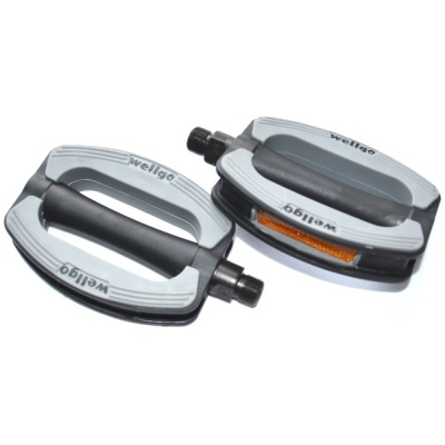 фото - Педалі Wellgo C160 пластик, чорний/сірий (PED160)