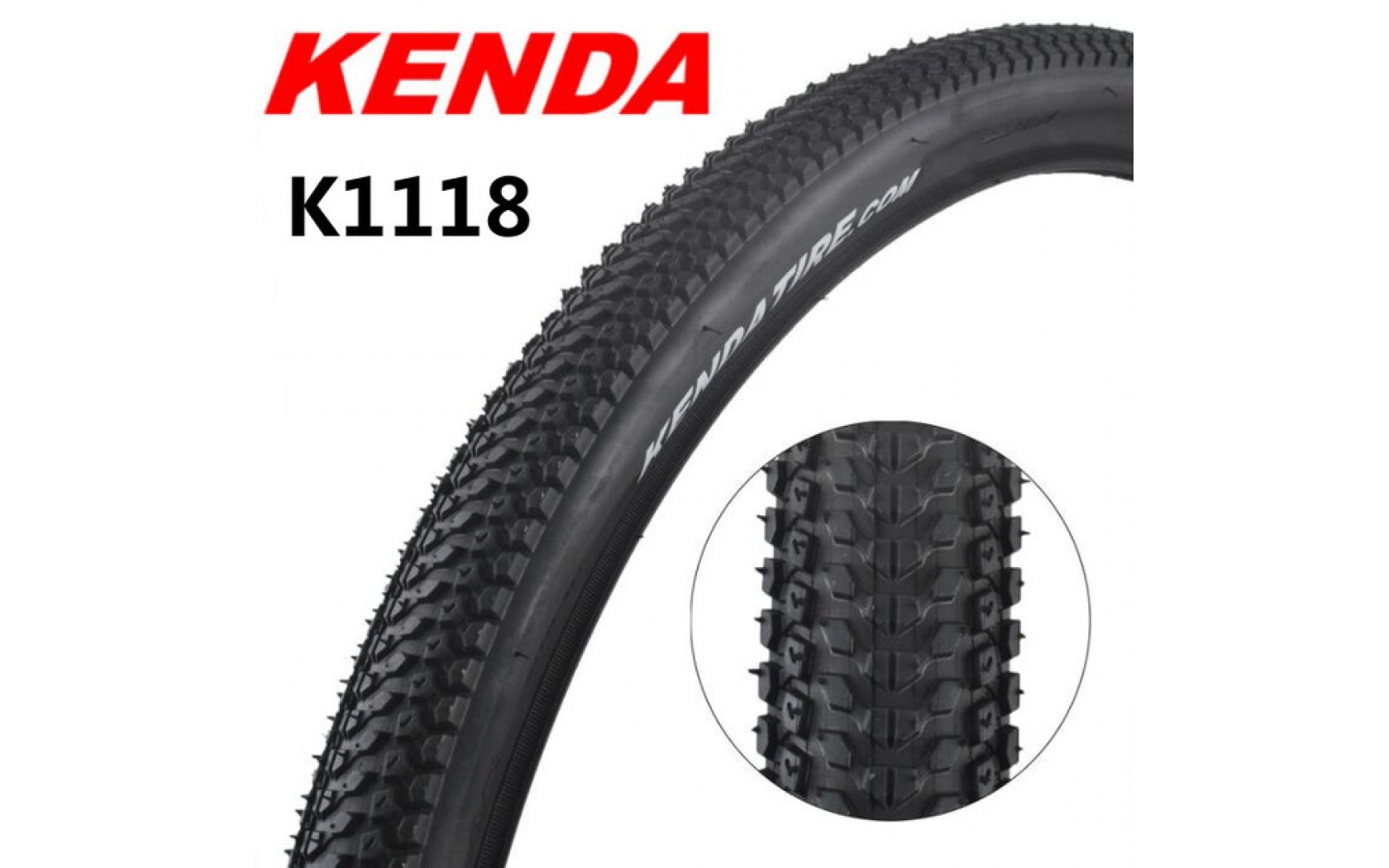 Фото Покрышка Kenda K-1118 Kapture 26"Х1,95 черный  (O-O-0399)