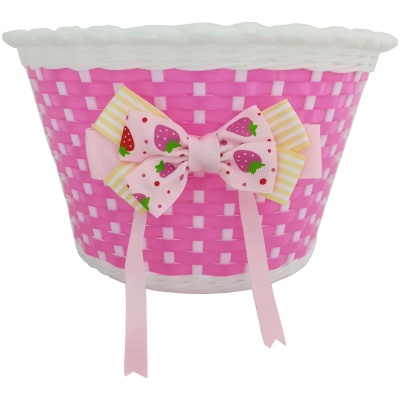 фото - Кошик передній Spencer 24x16x17см пластик, рожевий (KOS023)