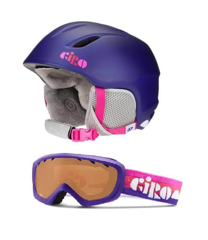 Гірськолижний шолом Giro Launch + маска Giro Chico фіолетовий (launch-purple) XS 48.5-52см