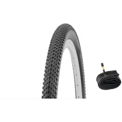 фото - Покрышка WANDA W2003 24×1.95 черн. с камерой WANDA 24×1.95 a/v 48мм butyl