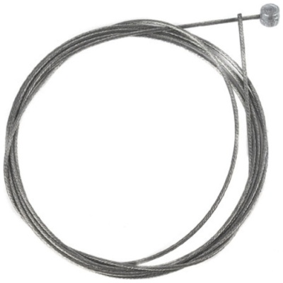 фото - Тросик тормозной Alligator для МТВ нержавеющий полированный. диаметр 1,5 мм. уп. 100 шт