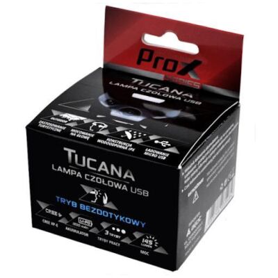 Налобний ліхтарик ProX Tucana 1 Cree, no touch, USB (a-O-b-p-0351)