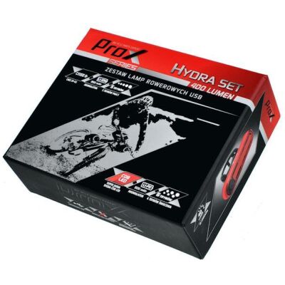 Комплект фар ProX Hydra Cree + Wega 40Lm USB черный (A-O-B-P-0357)