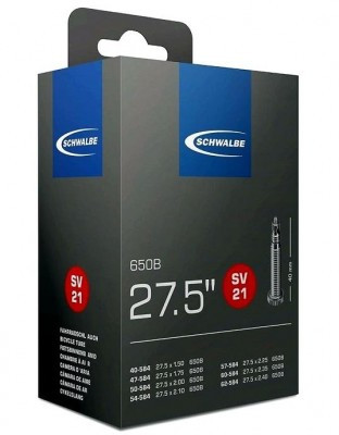 фото - Камера Schwalbe 27,5″ x 1.5 / 2,40 SV Presta 40мм (DES008)