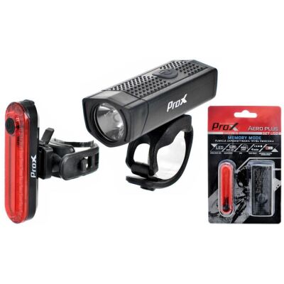 Комплект фар ProX Aero Plus Set 400Lm USB (A-O-B-P-0379)
