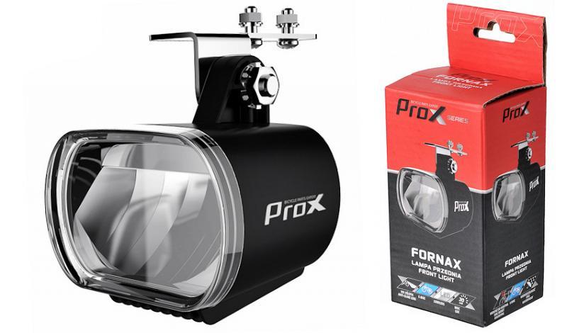 Фара передня ProX Fornax Led 30Lux, чорний E-BIKE DC6-48V (A-O-B-P-0409)