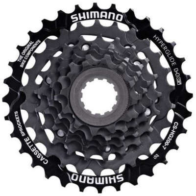 фото - Касета Shimano CS-HG200 Tourney 12-32 7 зірок (CS-HG200-7-32)