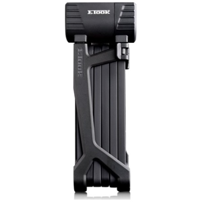 фото - Велозамок ETOOK ET490L 5х900мм чорний фолдинговий