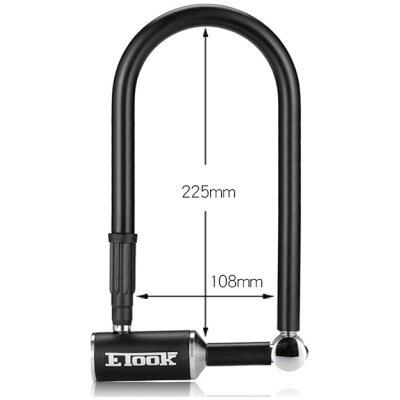 фото - Замок скоба U-Lock ETOOK ET170L 13x108x225 мм