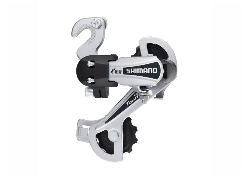 Задній перемикач Shimano RD-TY21 Tourney під гачок, сірий (RD-TY21ss-gak)