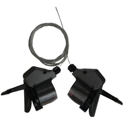 Манетки SunRun 3x8шв сірий (SL-KD30/8)