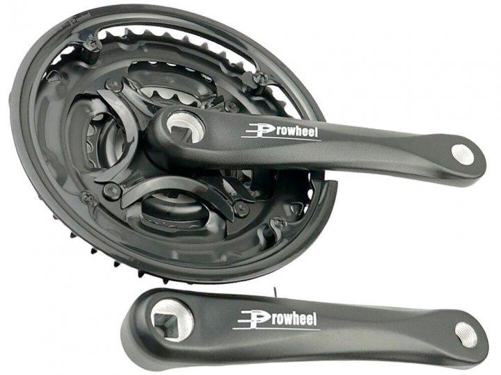 Шатуни Prowheel MA-AC39 42T, L-175 mm, із захистом, чорний (00969)