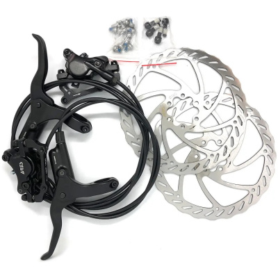 фото - Тормоз гидравлический Ares RH5 с роторами 180мм на два колеса (30025)