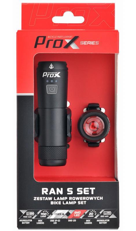 Комплект фар ProX Ran S Set, 700Lm + Bootes 20Lm USB (A-O-B-P-0459)