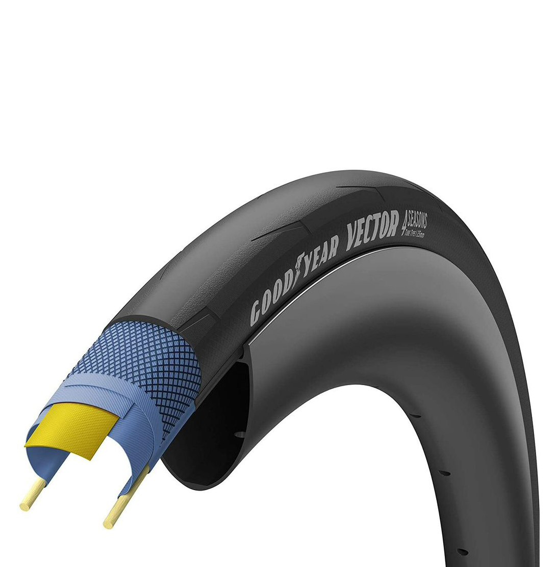 Фото Покрышка 700×28 (28-622) GoodYear VECTOR 4Seasons Tubeless Complete, Black