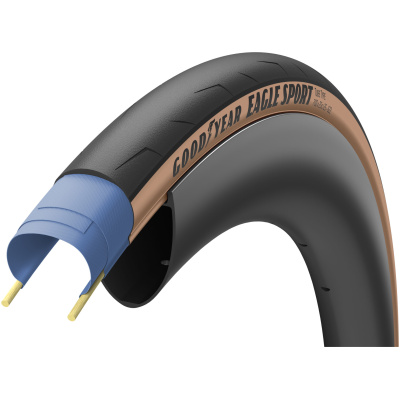 фото - Покрышка 700×28 (28-622) GoodYear EAGLE Sport Tube Type,Tan
