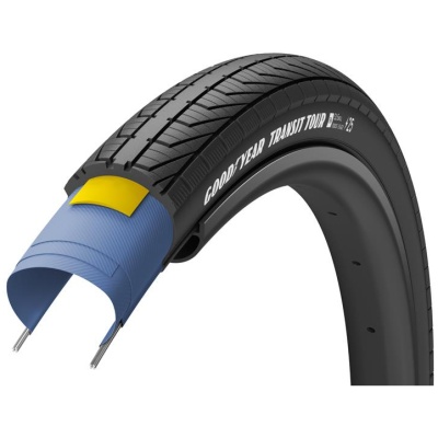 фото - Покришка 700×35 (35-622) GoodYear TRANSIT Tour, Black Reflect