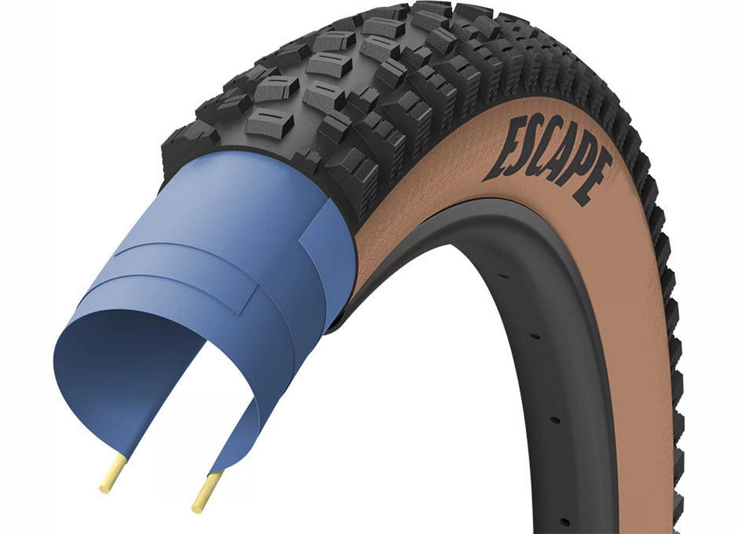 Фото Покрышка 27.5×2.6 (66-584) GoodYear ESCAPE Ultimate Tubeless Complete, Blk/Tan