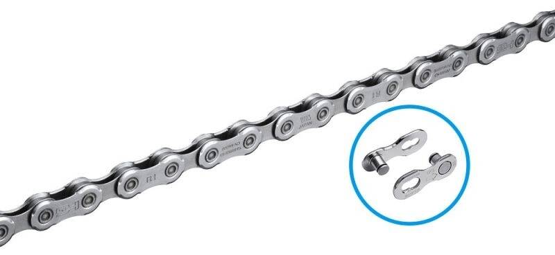 Ланцюг 12ск, Shimano CN-M6100, 118зв, із замком