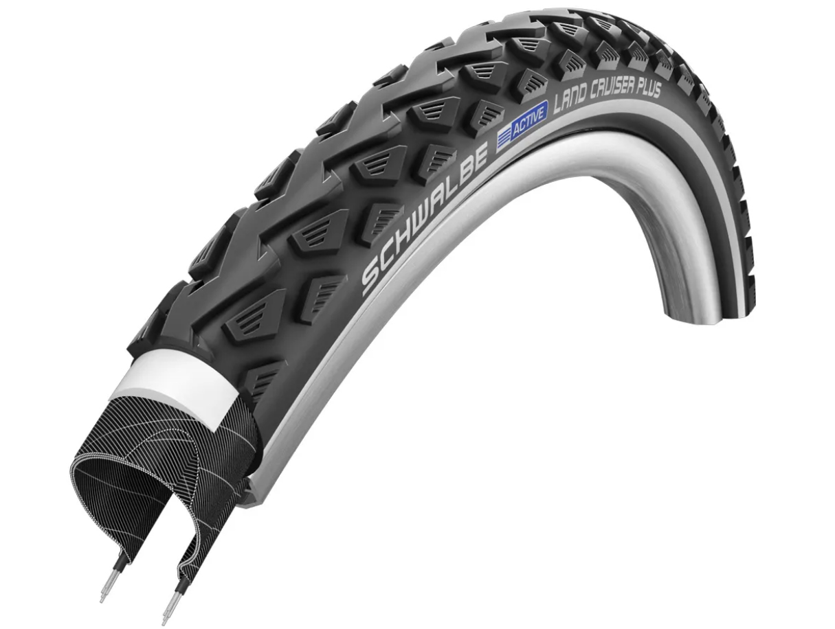 Фото Покришка 28×1.40 700x35C (37-622) Schwalbe LAND CRUISER PLUS HS450 B/B+RT SBC