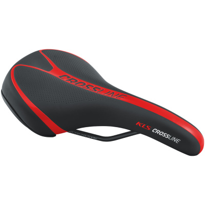 фото - Седло KLS Crossline красный