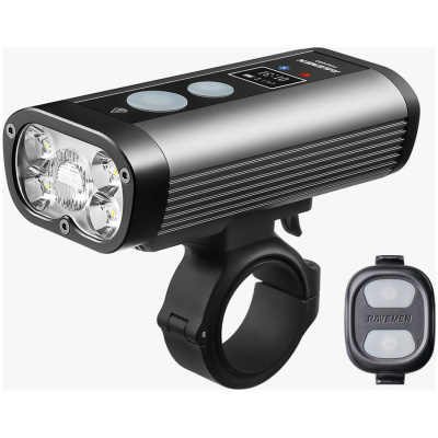 фото - Свет передний Ravemen PR2400 USB 2400 Люмен (беспроводная кнопка в комплекте)