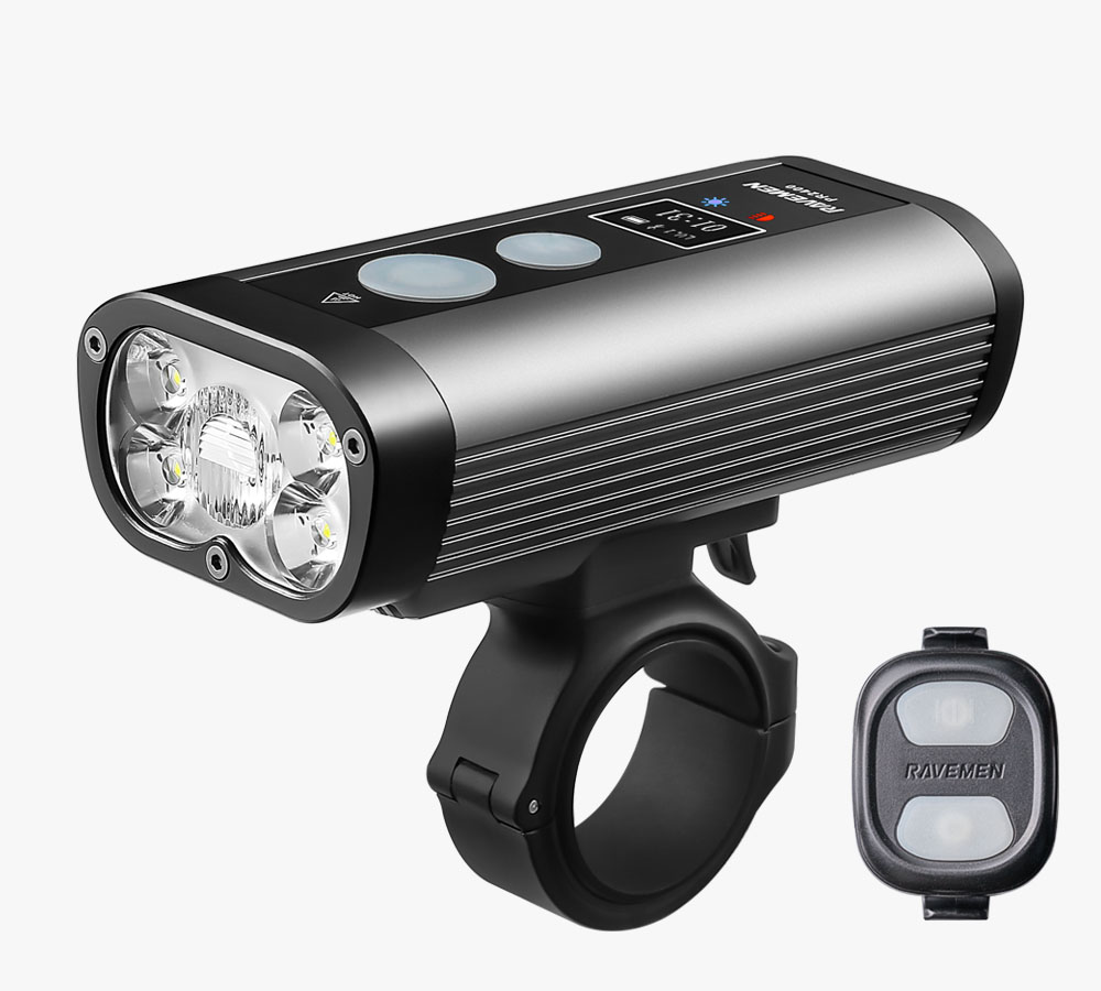 Фото Свет передний Ravemen PR2400 USB 2400 Люмен (беспроводная кнопка в комплекте)