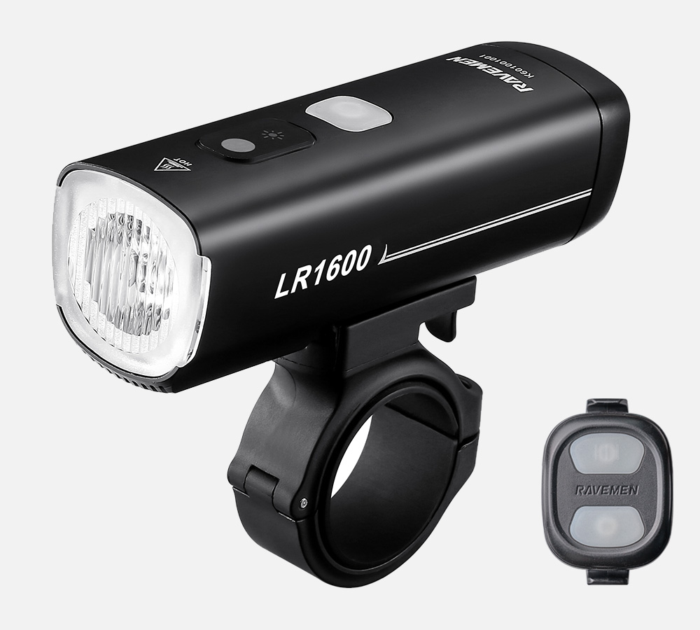 Фото Свет передний Ravemen LR1600 USB 1600 люмен (беспроводная кнопка в комплекте)