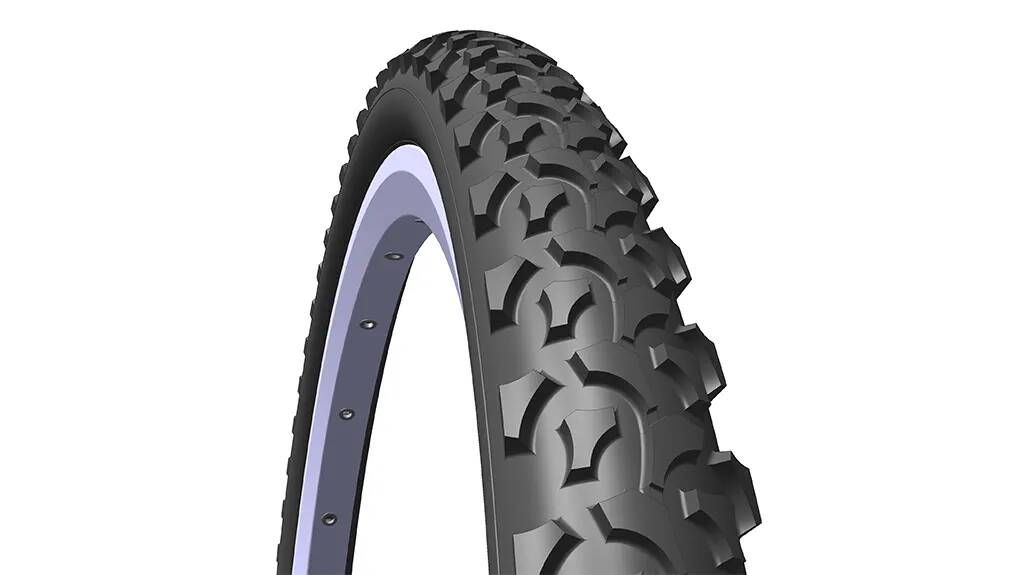 Покрышка Rubena&Mitas RAPID 24" x 1.75" x 2 (47-507) черная MTB