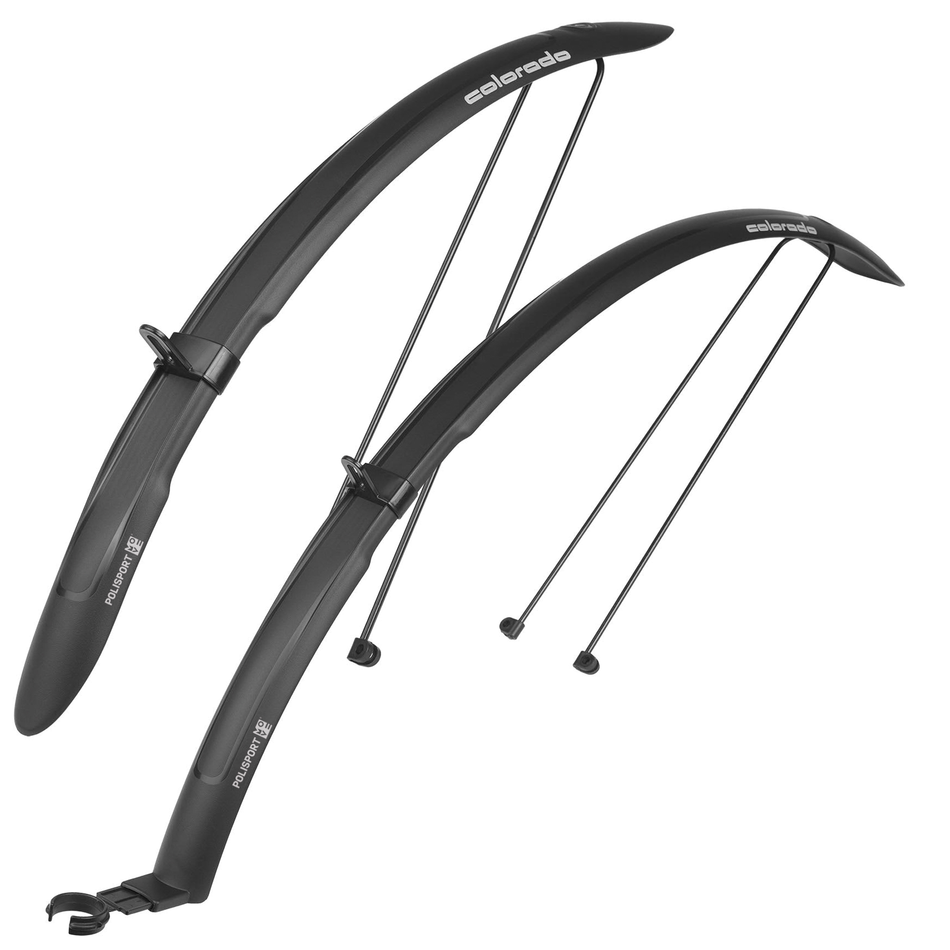 Фото Комплект крыльев POLISPORT Colorado City 28" MTB/CITY/TRECKING черный