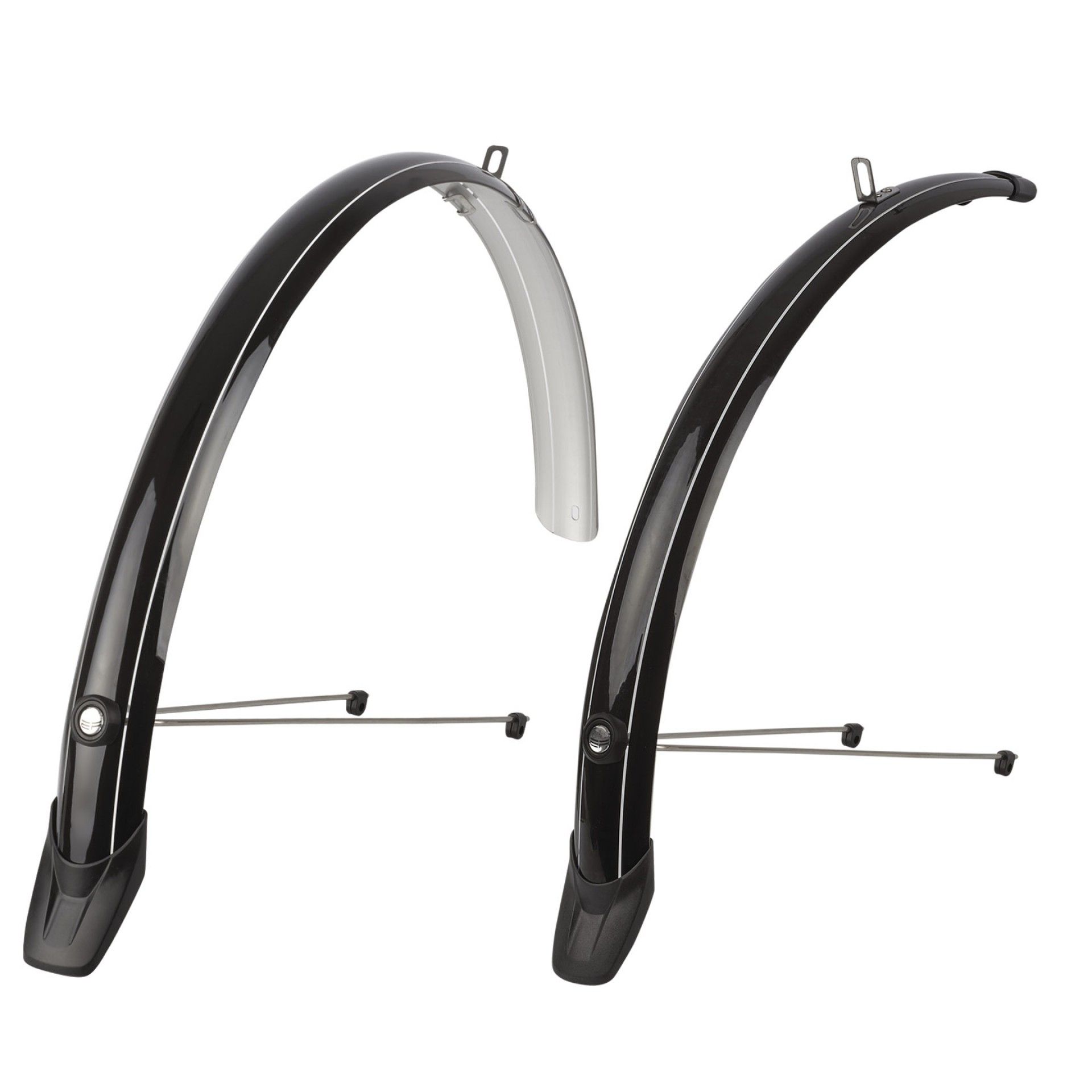 Фото Комплект крыльев POLISPORT Towny 26" (51 мм) CITY/TRECKING черный