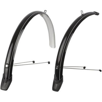 фото - Комплект крыльев POLISPORT Towny 28" (46 мм) CITY/TRECKING черный