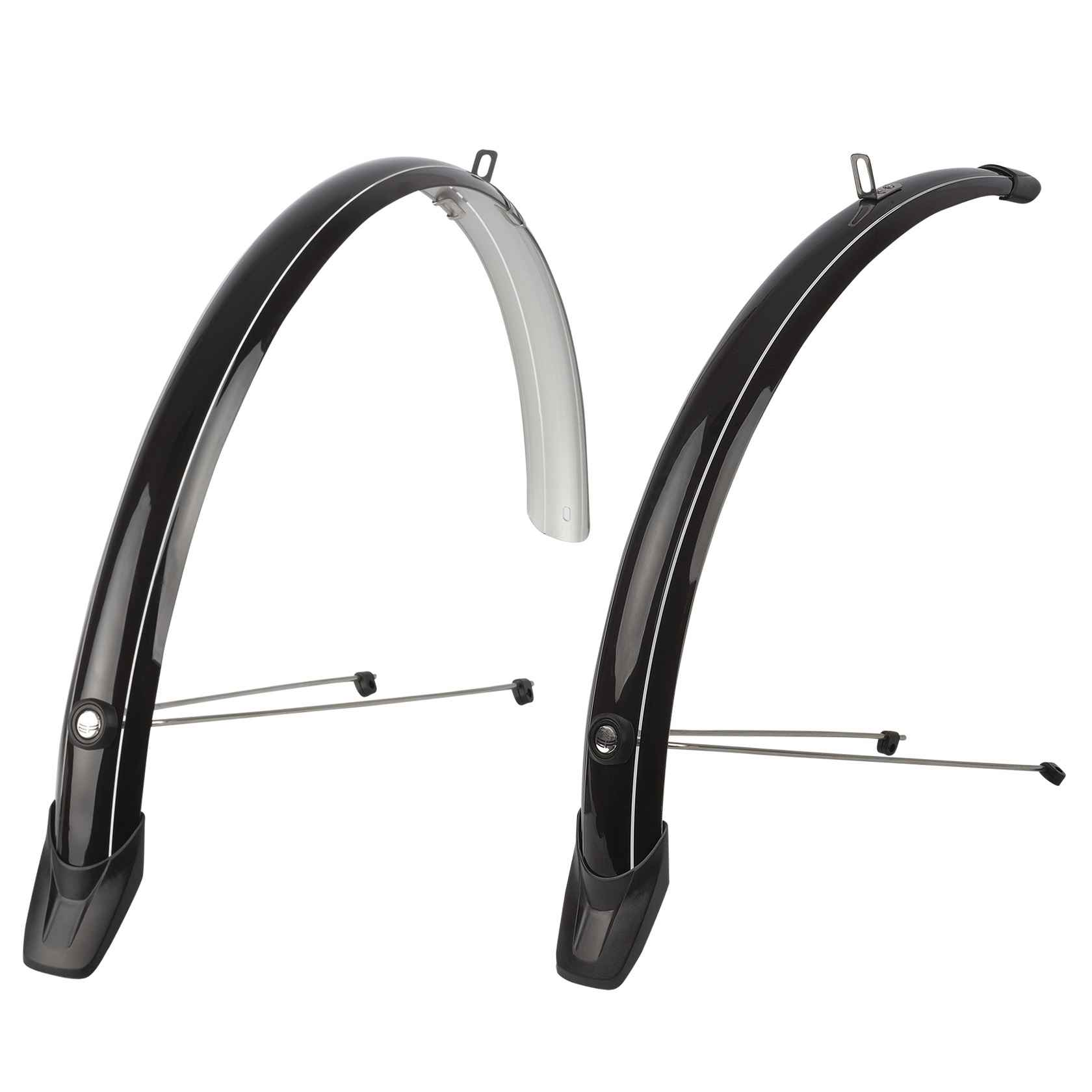 Фото Комплект крыльев POLISPORT Towny 28" (46 мм) CITY/TRECKING черный