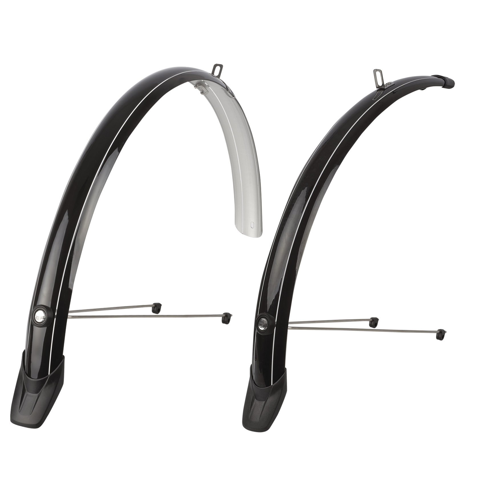 Фото Комплект крыльев POLISPORT Towny 28" (51 мм) CITY/TRECKING черный