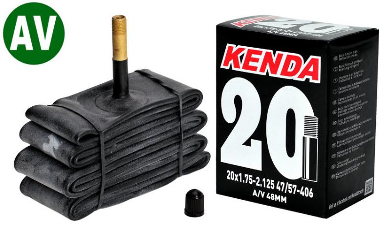 Фото Камера Kenda 20×1.75 / 2.125 A / V 48 мм. (O-D-0066)