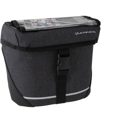 фото - Сумка на кермо Kands, захист від дощу, сірий (83356A)