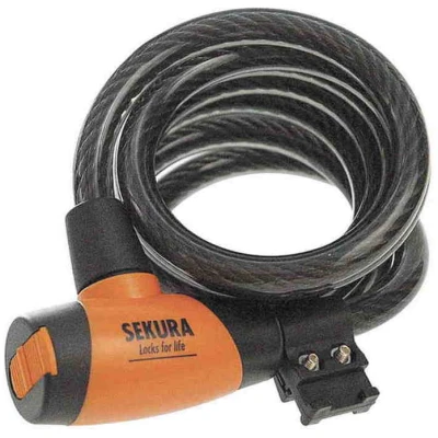 фото - Замок велосипедный Sekura KB203, под ключ 12 х 185 (A-Z-0038)