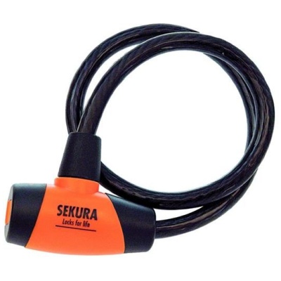 фото - Замок велосипедний Sekura KB201, під ключ 12х850мм (a-z-0039)