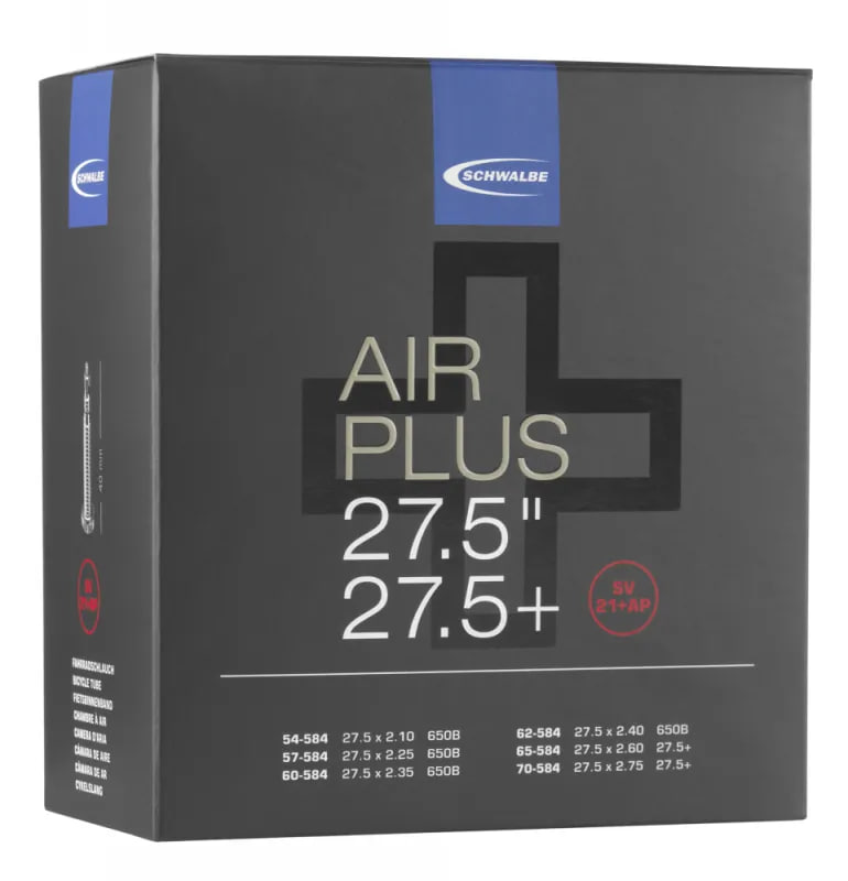 Фото Камера 27.5" x 2.80" (54/70-584) Schwalbe AV21+AP AIR PLUS IB AGV 40mm