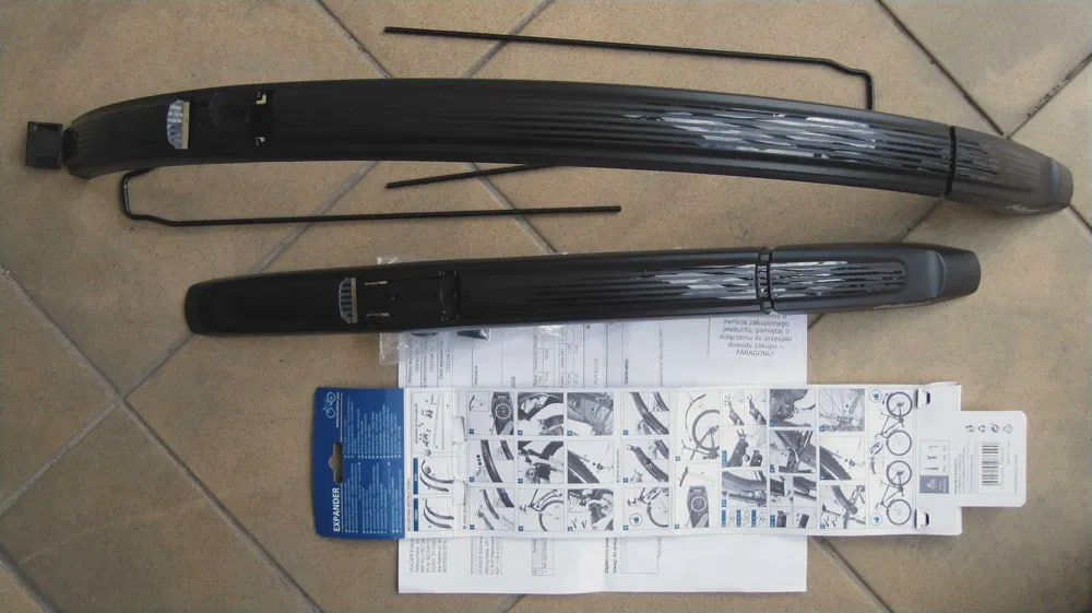 фото - Комплект крыльев POLISPORT Expander City 26"/28" (46 мм) MTB/CITY/TRECKING черный