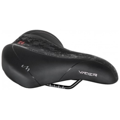 фото - Сідло Vader Comfort/City, 185x250mm, чорне (VD850B-02)