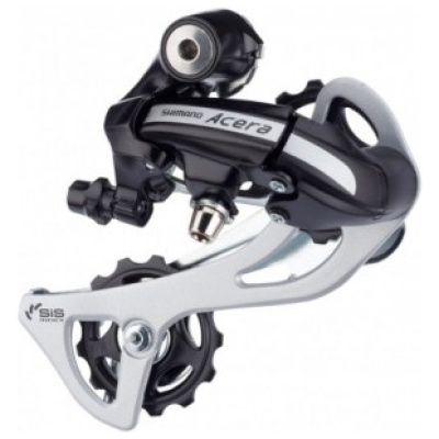 фото - Перемикач задній Shimano Acera RD-M360 чорний із сірим (RD-M360)