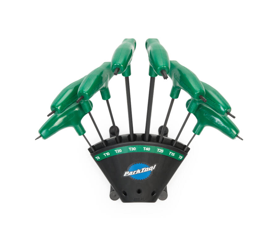 Набор торксов Park Tool PH-T1.2 T6/T8/T10/T15/T20/T25/T30/T40 с L-образной пластиковой ручкой