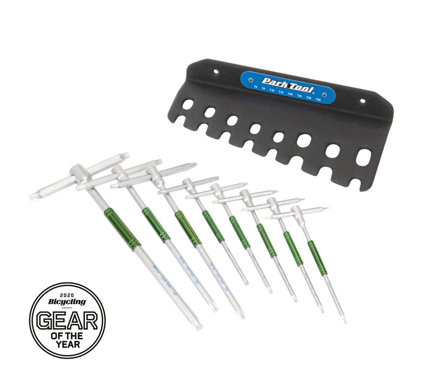 Набор торксов Park Tool THT-1 с Т-рукояткой, 8шт T6/T8/T10/T15/T20/T25/T30/T40