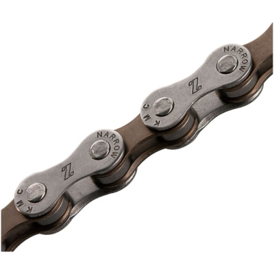 фото - Цепь KMC Z7 116 звеньев 1/2″ X 3/32″ 7шв серый-коричневый