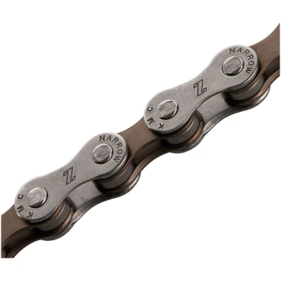 фото - Цепь KMC Z7 116 звеньев 1/2″ X 3/32″ 7шв серый-коричневый