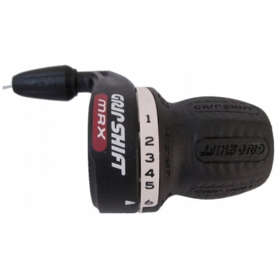 фото - Манетки Gripshift MRX 6шв, черный