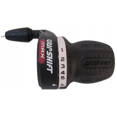 фото - Манетки Gripshift MRX 6шв, черный