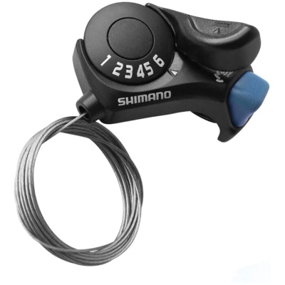 фото - Манетка Shimano Tourney SL-TX30 права 6шв, чорний